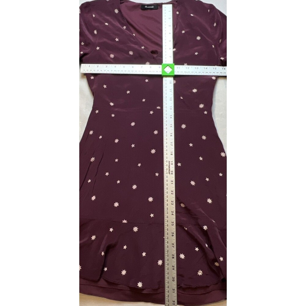Madewell 100% Silk Dress Side Zipper Women’s Small - Picture 4 of 5